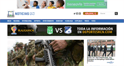 Desktop Screenshot of noticiasrcn.com